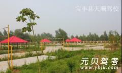 宝丰县天顺驾校风采和天顺驾校Logo