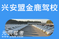 兴安盟金鹿驾校风采和金鹿驾校Logo