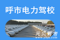 呼市电力驾校风采和电力驾校Logo